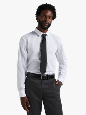 Jet Men's White Tailored Poplin Formal Shirt