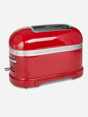 kitchenaid artisan toaster 2slice empire red