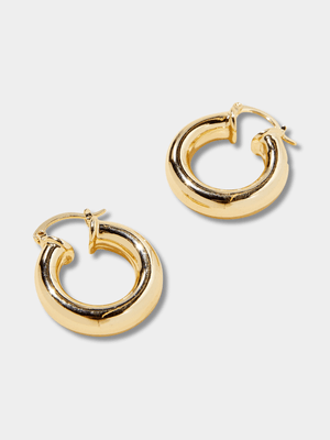 Women's Cotton On Gold Large Hoop Earring