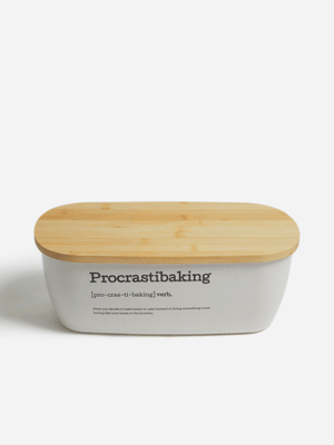 Jet Home Slogan Bread Box