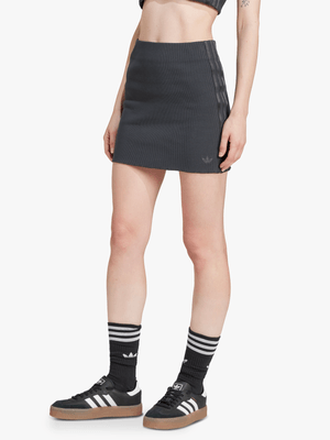 adidas Originals Women's Black Rib Skirt