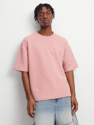 Men's Pink Co-Ord Top