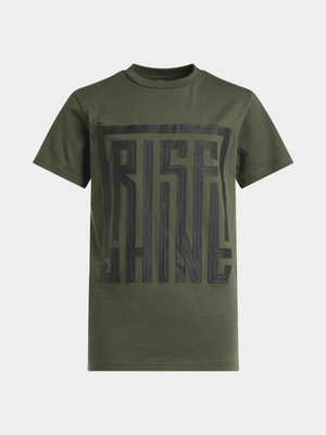 Jet Older Boys Fatigue Rise & Shine T-Shirt