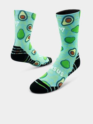 Versus Avocado Active Crew Socks