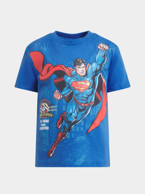 Jet Younger Boys Blue Superman T-Shirt