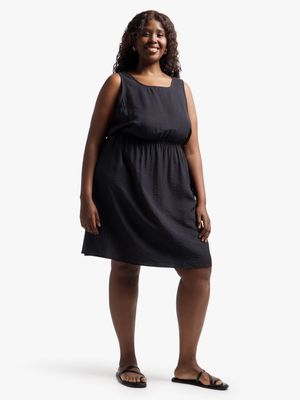 Jet Women's Black Baboos Singed Waist Dress