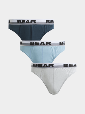 Jet Men's Multicolour 3 Pack Mini Briefs