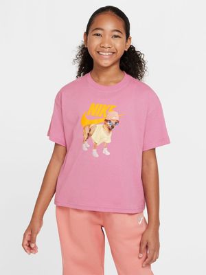 Girls Nike Sportswear Magic Flamingo Tee