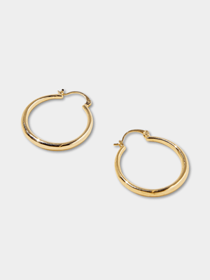 Women's Cotton On Gold Large Hoop Earring