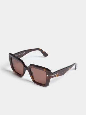 Tom Ford Dark Havana 50 Sunglasses