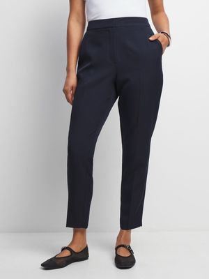 Women's Navy Slim Leg Pants