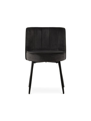 Rotunda Dining Chair LuxGuard Velvet Anthracite