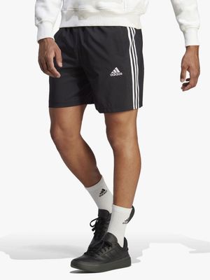 Mens adidas 3 Stripes Chelsea Black Shorts