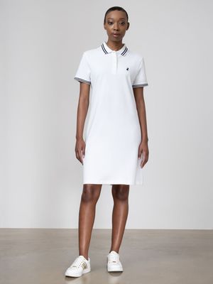 Women's Polo White Leah Golfer Dress