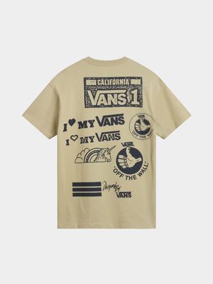 Vans Women's Mixed Messages Mushroom Oversized T-Shirt