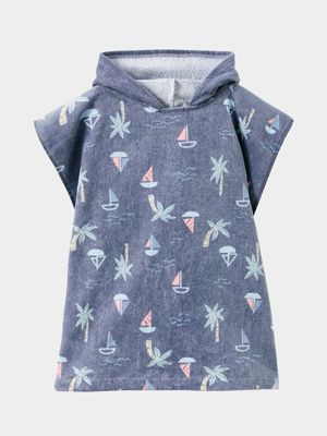 Cotton On Baby Blue Hooded Towel