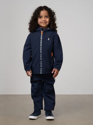 Boy's Polo Blue Clifford Travel Zip Thru Hoodie