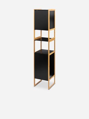 Self Assembly Five5 Natureo Storage Shelf Black