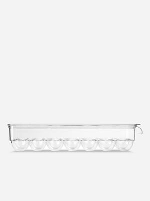 simply stored acrylic egg holder rect 37cm