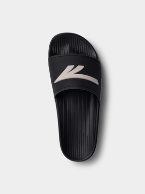 Womens Hi-Tec Core Black/White Slides