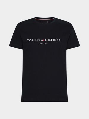 Men's Tommy Hilfiger Black Core Tommy Logo T-Shirt