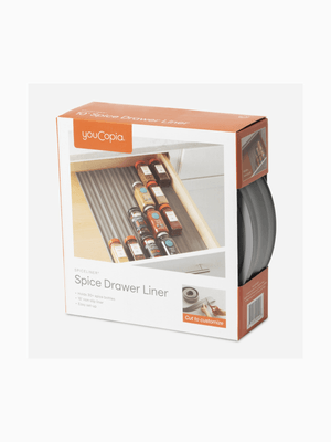 Youcopia Spice Drawer Liner Grey