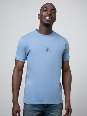 Men's Polo Blue PJC Cuffed T-Shirt