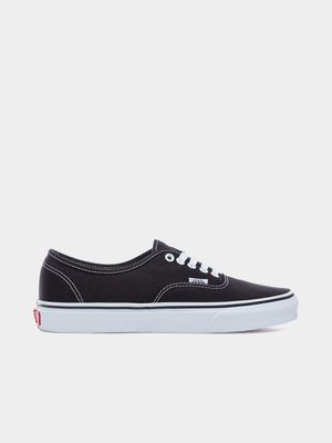 Vans Mens Authentic Black/White Sneaker