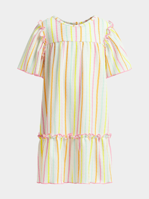 Jet Younger Girl's Stripe Flatter Dress