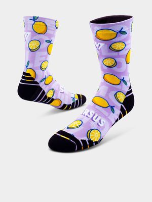 Versus Lemon Active Crew Socks