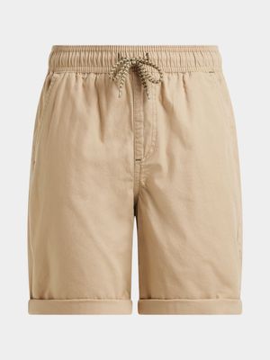 Jet Younger Boys Stone Woven Shorts