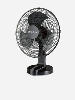 Alva Desk Fan Black 30cm