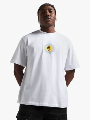 Men's White Dunk Squad Graphic Top