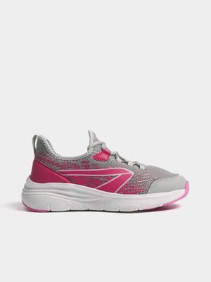 Junior Grade-School TS Up 2 Speed Pink/Grey Athletic Shoes