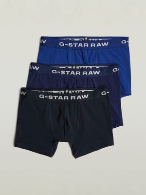 G-Star Men's Boxer Briefs 3 Pack Blue Tone