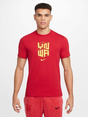 Mens Nike Liverpool FC YNWA Red Soccer Tee