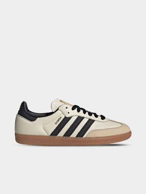 adidas Originals Women's Samba OG Cream/Black Sneaker