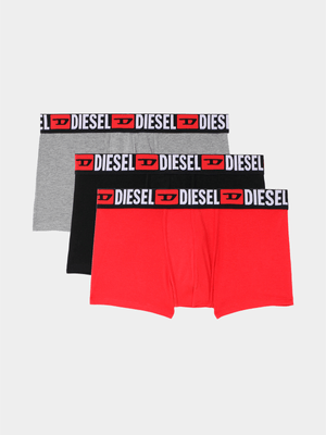 Men's Diesel Multi Umbx-Damien Threepack Boxer Shorts