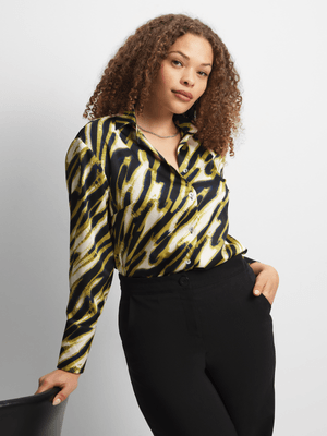 Jet Women's Mutlicolour Satin Shirt