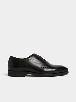 Men's Markham Premium Lace Up Black Brogue