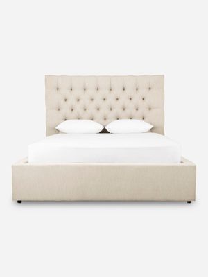 Avery Bed LuxGuard Colourwash Sesame Q Std/Length