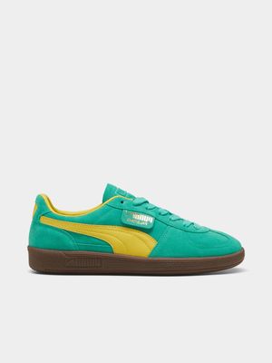 Puma Men's Palermo Green/Yellow Sneaker