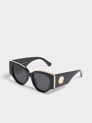 Luella Double Trim Chunky Catseye Sunglasses