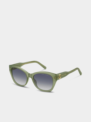 Marc Jacobs Green 55 Sunglasses