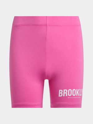 Girls TS Brooklyn Pink Bike Shorts