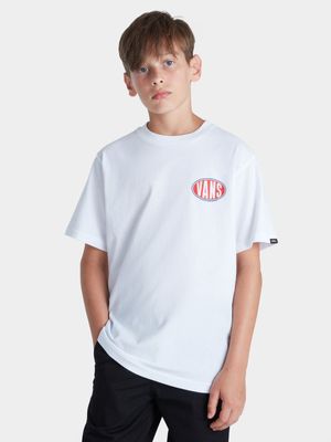 Vans Unisex Youth Spray On White T-Shirt