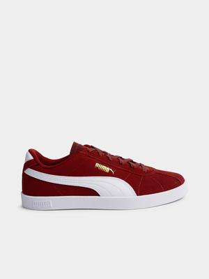 Mens Puma Club II Red/White Sneaker