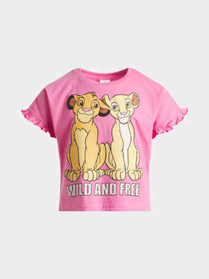 Jet Older Girls Pink Lion King T-Shirt