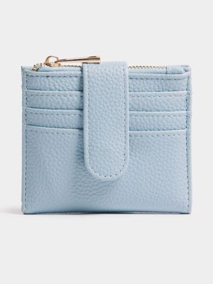 Women's Blue Mini Clip Wallet