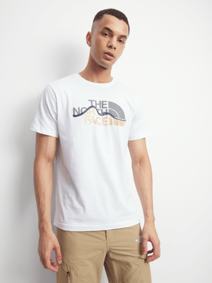 The North Face Men's Mountain Line White T-Shirt